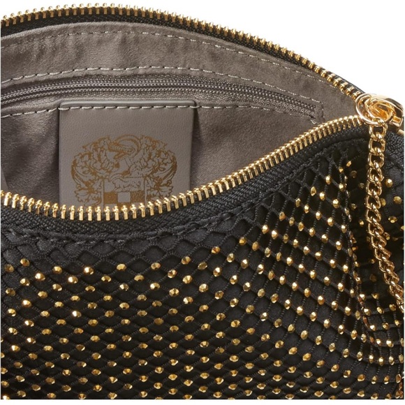 Vince Camuto Zayra Wristlet, Black Bling - Picture 4 of 4